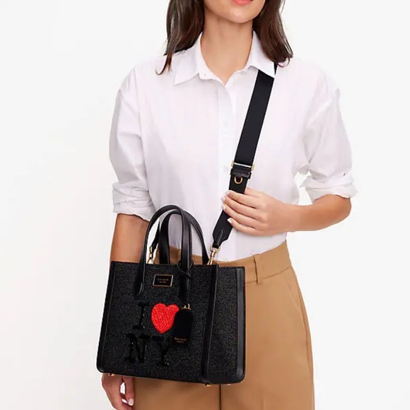 I Love NY X Kate Spade New York Embellished Manhattan Small Tote - Picture 8 of 9